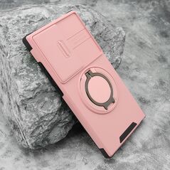 Zastitna maska (futrola) DEFENDER CAMSHIELD - Samsung S928 Galaxy S24 Ultra 5G roze (MS).