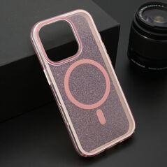 Zastitna maska (futrola) CRYSTAL MagSafe - iPhone 16 Pro (6.3) roze (MS).