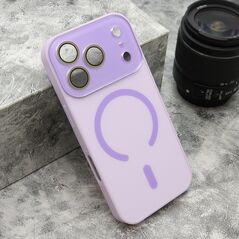 Zastitna maska (futrola) PASTELPOP MagSafe - iPhone 17 Pro ljubicasta (MS).