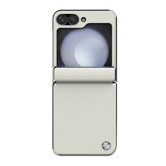 Zastitna maska (futrola) Nillkin Cam Shield Leather Case - Samsung F741B/F761B Galaxy Z Flip 6 5G/Z Flip 7 FE 5G bela (MS).