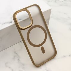 Zastitna maska (futrola) SILKY MagSafe II - iPhone 17 zlatna (MS).
