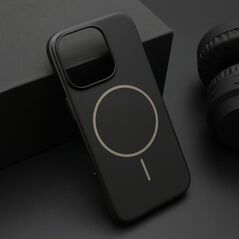 Zastitna maska (futrola) PURE mat MagSafe - iPhone 16 Pro (6.3) crna (MS).