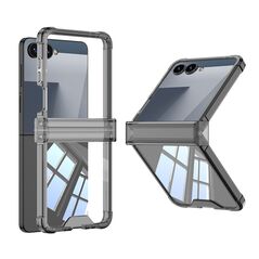 Zastitna maska (futrola) Transparent COLOR LINE - Samsung F751B Galaxy Z Flip 7 5G crna (GKK case) (MS).