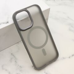 Zastitna maska (futrola) SILKY MagSafe II - iPhone 17 siva (MS).
