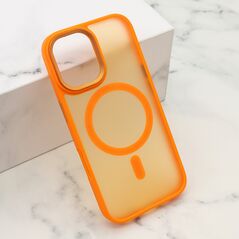 Zastitna maska (futrola) SILKY MagSafe II - iPhone 17 narandzasta (MS).