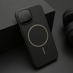 Zastitna maska (futrola) PURE mat MagSafe - iPhone 15 crna (MS).