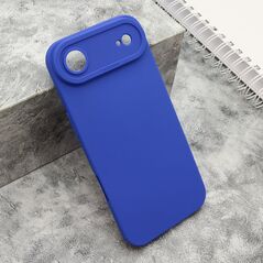 Zastitna silikonska maska (futrola) Pro Camera - iPhone 17 Air tamno plava (MS).