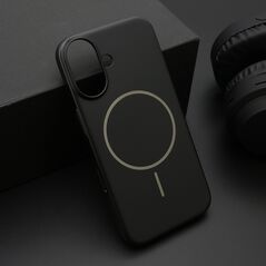 Zastitna maska (futrola) PURE mat MagSafe - iPhone 16 (6.1) crna (MS).