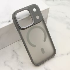 Zastitna maska (futrola) SILKY MagSafe II - iPhone 17 Pro siva (MS).
