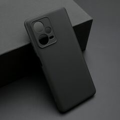 Zastitna ultra tanka (skin) maska / futrola KOLOR - Xiaomi Redmi Note 12 Pro Plus crna (MS).