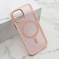 Zastitna maska (futrola) SILKY MAGSAFE II - Iphone 12/12 Pro (6.1) roze (MS).