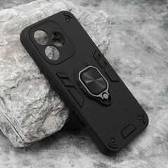 Zastitna maska (futrola) Square ring - Huawei Honor 400 Lite crna (MS).