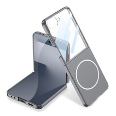Zastitna maska (futrola) SMOOTH MagSafe - Samsung F751B Galaxy Z Flip 7 5G siva (GKK case) (MS).