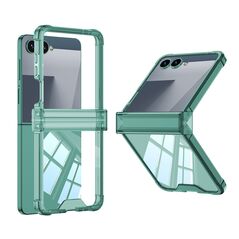 Zastitna maska (futrola) Transparent COLOR LINE - Samsung F751B Galaxy Z Flip 7 5G zelena (GKK case) (MS).