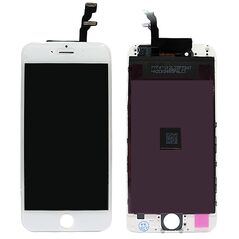 LCD displej (ekran) - Iphone 6G + Touch screen beli (white) high copy (MS).