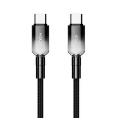 USB data kabl MOXOM MX-CB309 PD 60W Fast Type-C na Type-C crni (MS).