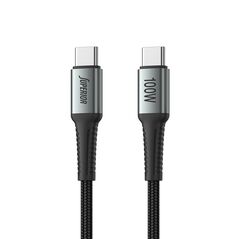 USB data kabl Superior SU-K110 pleteni Fast 100W 5A Type-C na Type-C 2m sivi (MS).