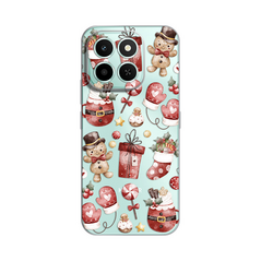 Zastitna ultra tanka (skin) maska / futrola PRINT - Huawei Honor X6c Cozy Christmas.
