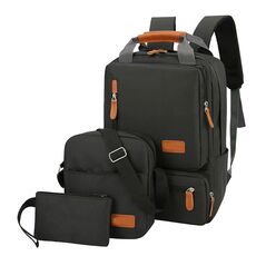 Ranac - laptop BP-07 set 3u1 (ranac i dve torbice) crni (MS).