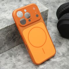 Zastitna maska (futrola) DEFINE MagSafe - iPhone 16 Pro (6.3) narandzasta (MS).
