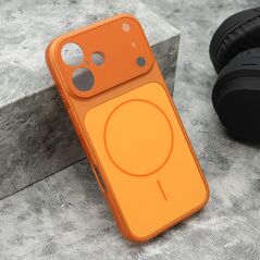 Zastitna maska (futrola) DEFINE MagSafe - iPhone 16 (6.1) narandzasta (MS).
