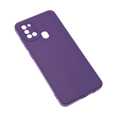 Zastitna maska (futrola) Teracell Giulietta - Samsung A217F Galaxy A21s mat tamno ljubicasta.