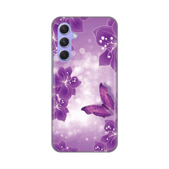 Zastitna silikonska maska (futrola) PRINT - Samsung A546B Galaxy A54 5G Butterfly And Flowers.