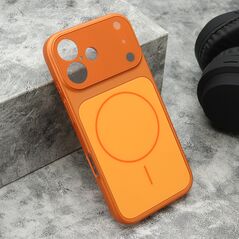 Zastitna maska (futrola) DEFINE MagSafe - iPhone 17 narandzasta (MS).