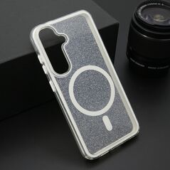 Zastitna maska (futrola) CRYSTAL MagSafe - Samsung S921 Galaxy S24 5G bela (MS).