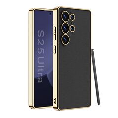 Zastitna maska (futrola) S GOLD LINE - Samsung S938 Galaxy S25 Ultra 5G crna (GKK case) (MS).