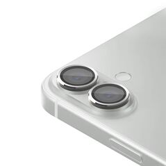 Folija - zastitu kamere RING za iPhone 16 (6.1)/16 Plus (6.7) srebrna (MS).