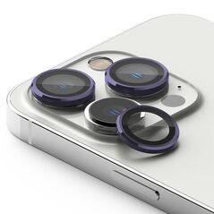 Folija - zastitu kamere RING za iPhone 15 Pro (6.1)/iPhone 15 Pro Max (6.7) ljubicasta (MS).