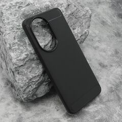 Zastitna silikonska maska (futrola) BRUSHED - Huawei Honor 200 crna (MS).