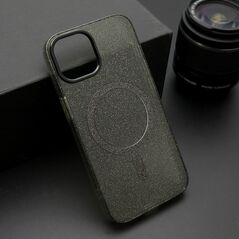 Zastitna maska (futrola) SPARKLING MagSafe - iPhone 14 (6.1) crna (MS).