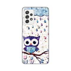 Zastitna ultra tanka (skin) maska / futrola PRINT - Samsung A525 Galaxy A52 4G/A526 Galaxy A52 5G/A528B Galaxy A52s 5G Owl.