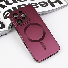 Zastitna maska (futrola) Magsafe Chrome - iPhone 16 Pro bordo.