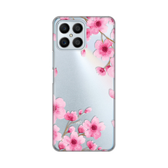 Zastitna ultra tanka (skin) maska / futrola PRINT - Huawei Honor X8 Rose flowers.