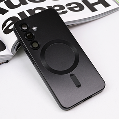 Zastitna maska (futrola) Magsafe Chrome - Samsung S921B Galaxy S24 crna.