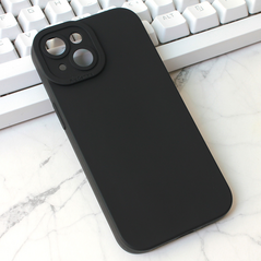 Zastitna maska (futrola) Silikon Pro Camera - iPhone 15 6.1 crna.