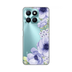 Zastitna ultra tanka (skin) maska / futrola PRINT - Huawei Honor X6a Blue Roses.