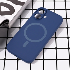 Zastitna maska (futrola) Magsafe Pure color - iPhone 16 6.1 plava.