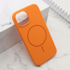 Zastitna maska (futrola) FLEX MagSafe - iPhone 15 narandzasta (MS).