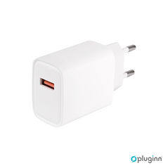 Kucni Punjac Pluginn AJ-18 QC3.0 18W sa lightning kablom beli CE.