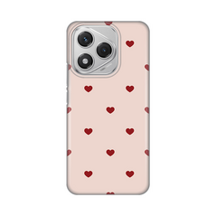 Zastitna silikonska maska (futrola) PRINT - Huawei Honor 400 Lite Beige Hearts.