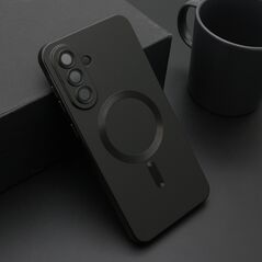 Zastitna maska (futrola) ELEGANT MAGSAFE - Samsung A566 Galaxy A56 5G crna (MS).