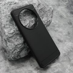 Zastitna silikonska maska (futrola) BRUSHED - Huawei Honor X9C/Magic 7 lite crna (MS).
