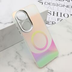 Zastitna maska (futrola) SPECTRUM RINGS - Huawei Honor X7b bela (MS).