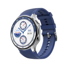 Smart watch DT Watch X plavi (plava silikonska i crna kozna narukvica) (MS).