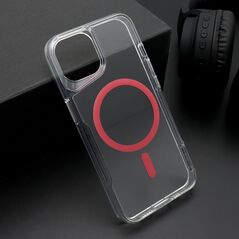Zastitna maska (futrola) AURA MagSafe - iPhone 14 (6.1) crvena (MS).