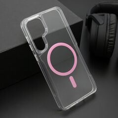 Zastitna maska (futrola) AURA MagSafe - Samsung S926 Galaxy S24 Plus 5G roze (MS).